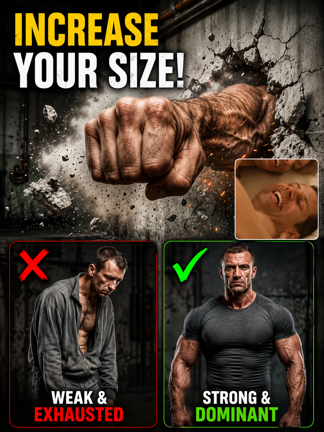 【Restore Your Masculine Royal Dignity】 Strong-Action Massage Cream for Men