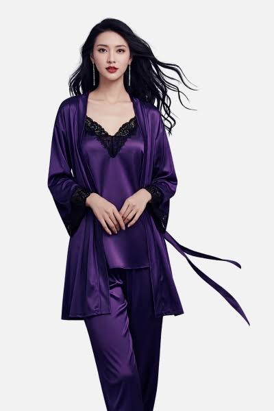 Sale Transparent Short Night Dress For Women | 3-Piece Nighty