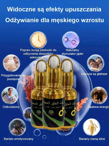 【Effect in a second】Leech oil for male genital enlargement.