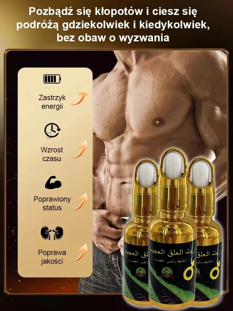 【Effect in a second】Leech oil for male genital enlargement.