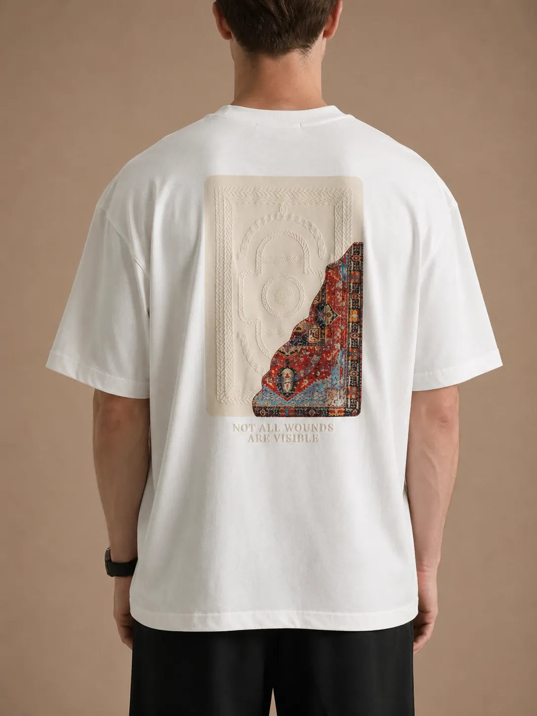 "Diagonal" oversized unisex T-shirt