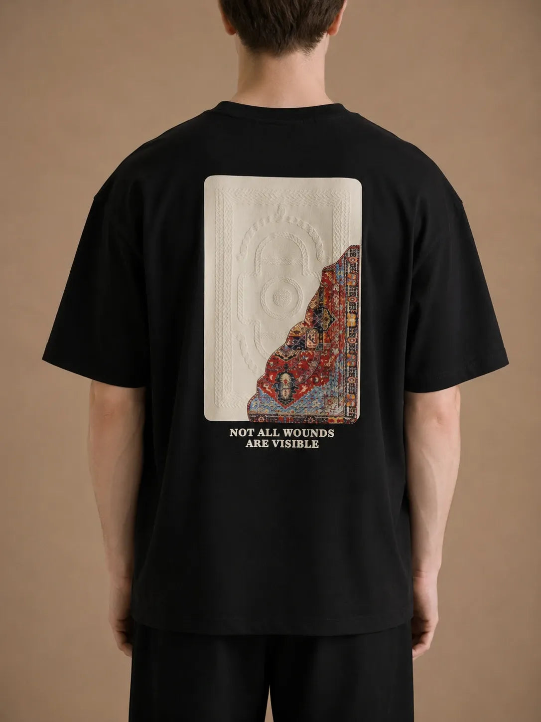 "Diagonal" oversized unisex T-shirt