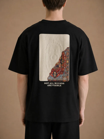 "Diagonal" oversized unisex T-shirt
