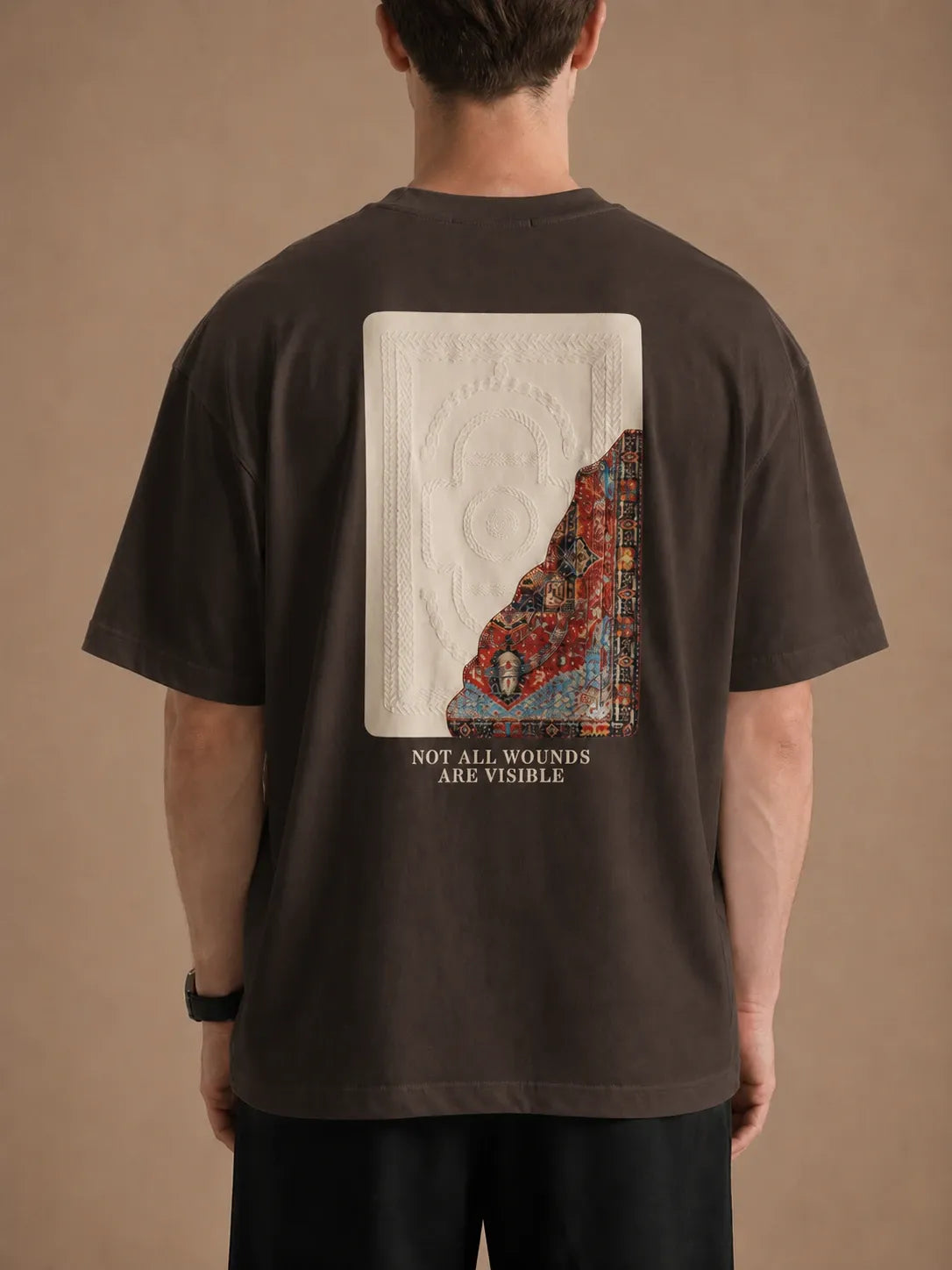 "Diagonal" oversized unisex T-shirt