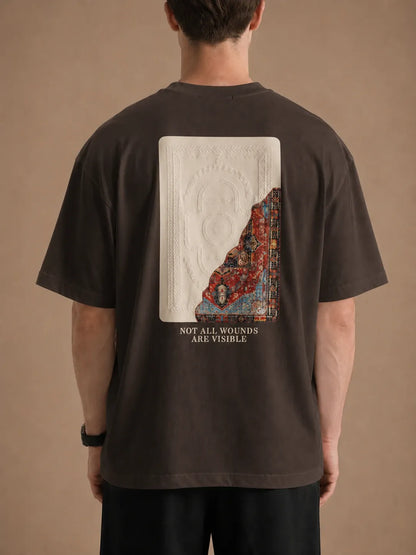 "Diagonal" oversized unisex T-shirt