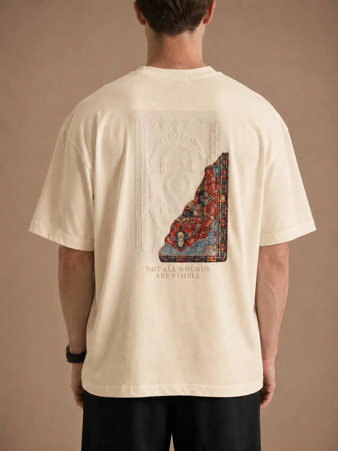 "Diagonal" oversized unisex T-shirt