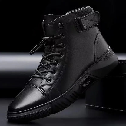 BOOTMEN® Genuine Leather Waterproof Boots