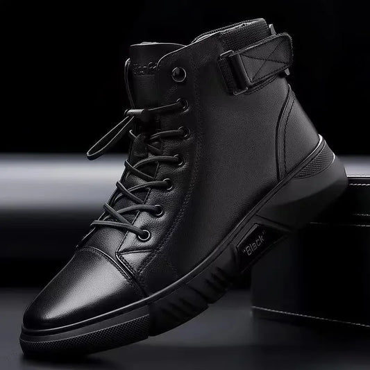 BOOTMEN® Genuine Leather Waterproof Boots
