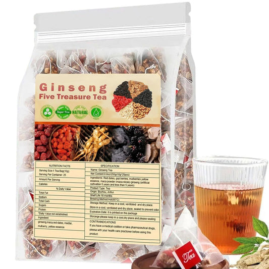 New English Men’s Ginseng & Mulberry Hidden Power Tea For Energy Booster