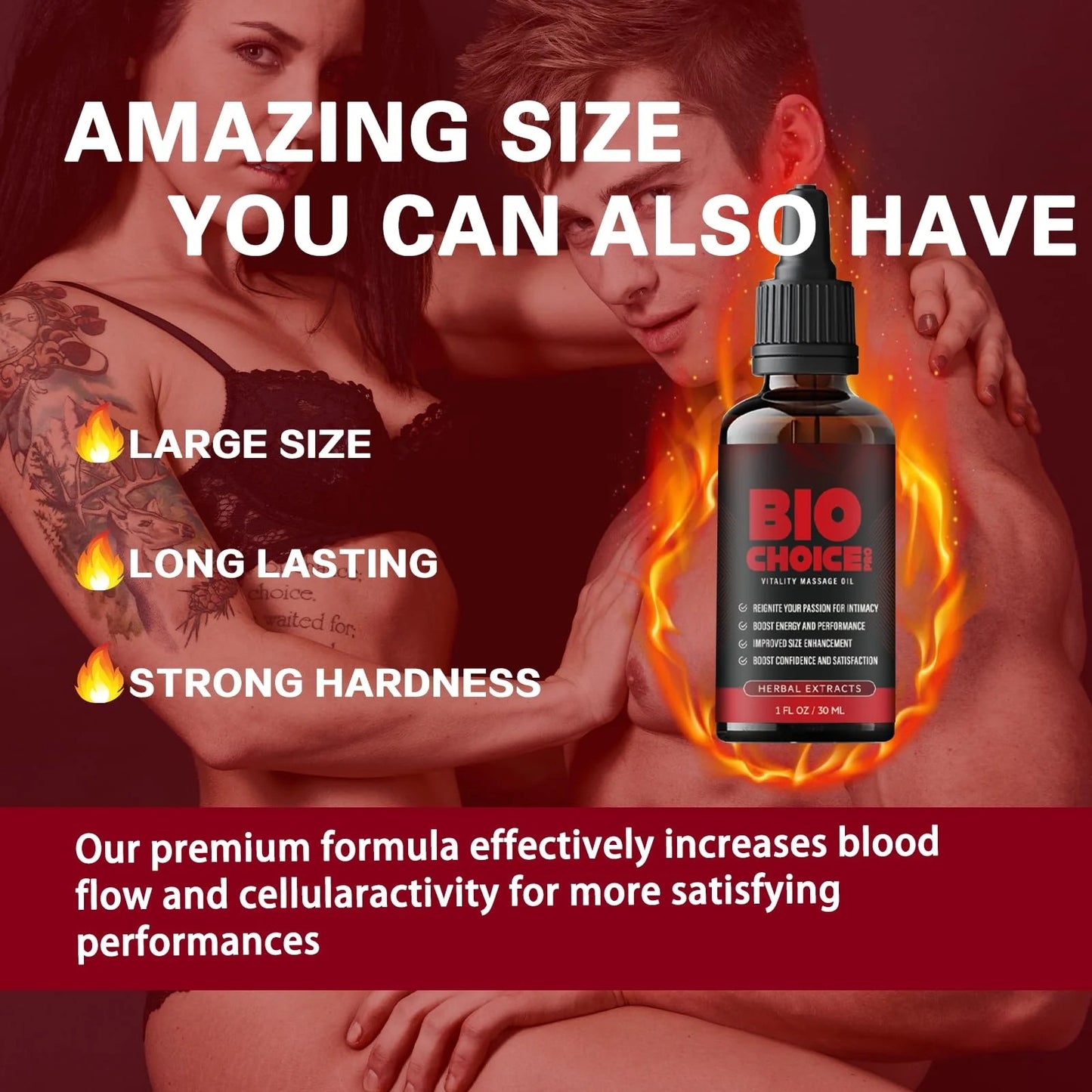 Bio Pro Choice Vitality Oil - Enhance Male Fitness & Energy