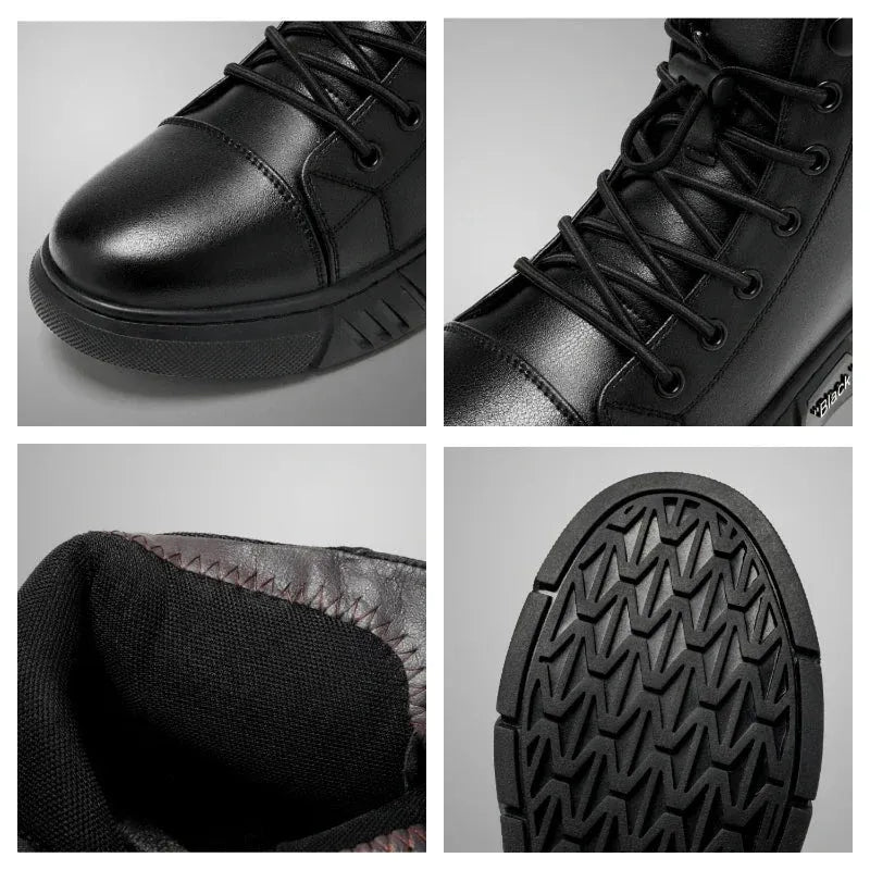 BOOTMEN® Genuine Leather Waterproof Boots